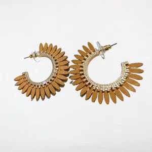 Wooden Sun Hoop