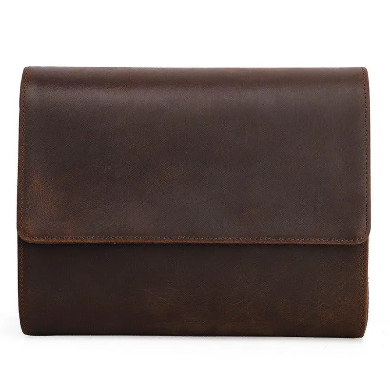 Woosir Leather Watch Roll Case for 6 Watches