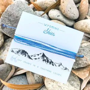 Wyoming Skies Woven Bracelet