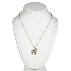 Zebra Necklace