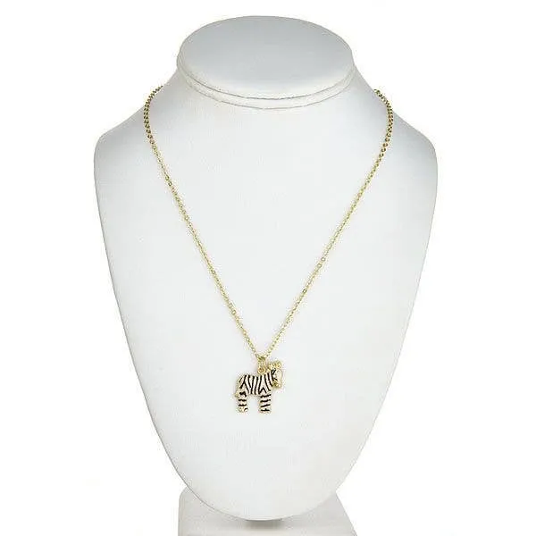 Zebra Necklace