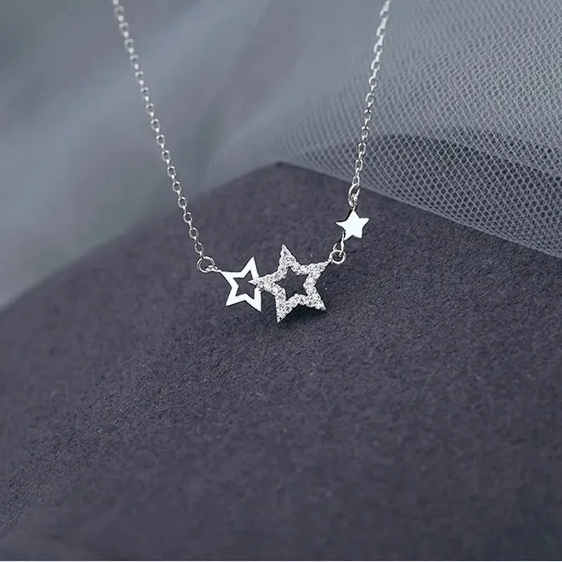 Zircon Star Necklace for Women