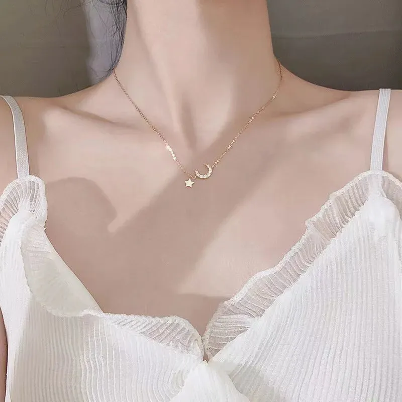 Zircon Star Necklace for Women