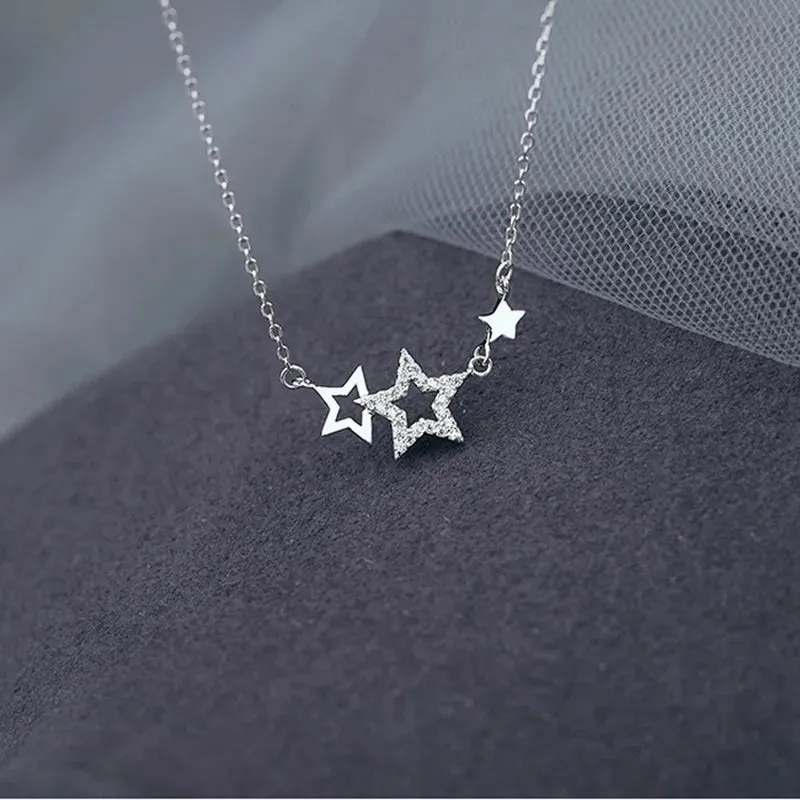 Zircon Star Necklace for Women