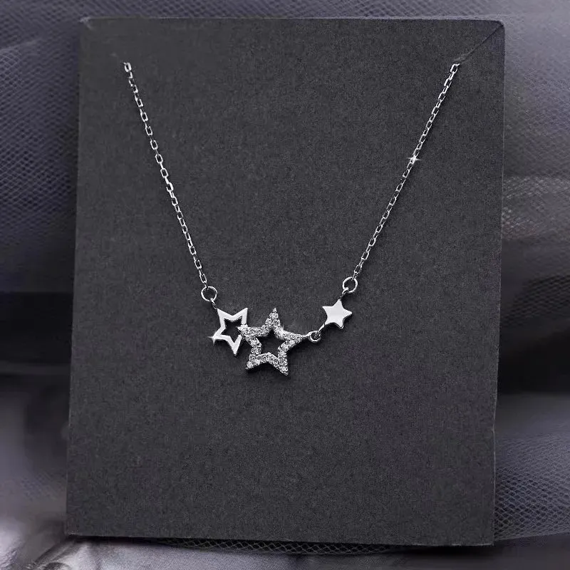 Zircon Star Necklace for Women