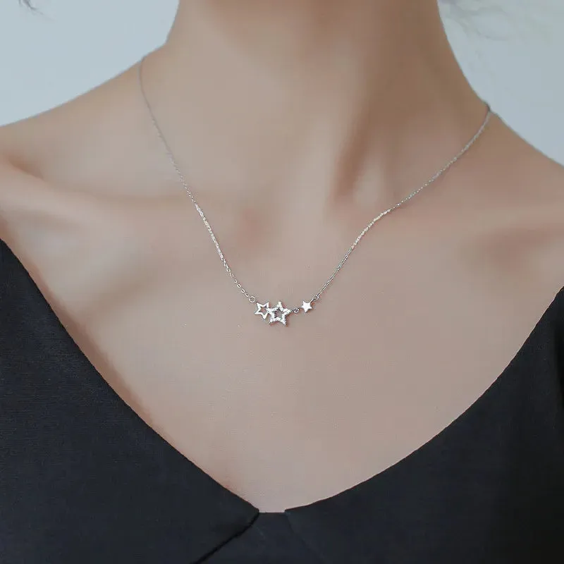 Zircon Star Necklace for Women