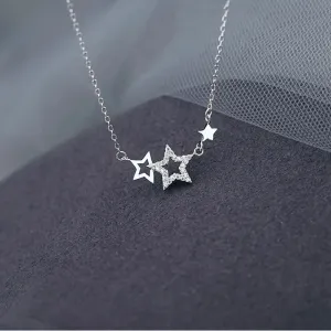Zircon Star Necklace for Women