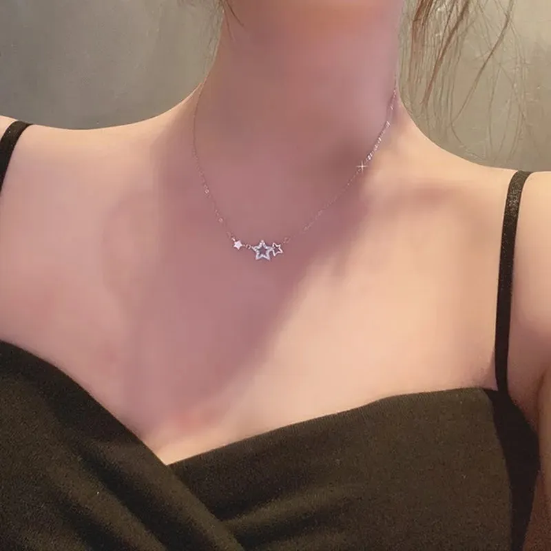 Zircon Star Necklace for Women