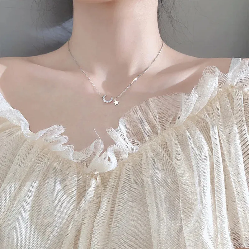 Zircon Star Necklace for Women