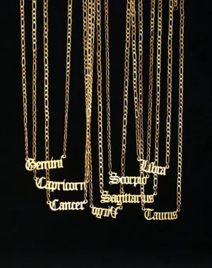 Zodiac Gold Necklace